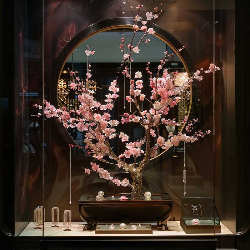 Kako lahko oblikovanje nakitnih zaslonskih omar zadovolji estetsko psihologijo kupcev?